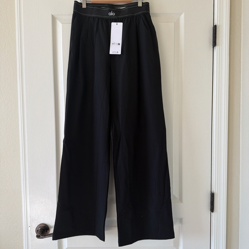 ALO Yoga High-Rise Wide Leg Pants - Black